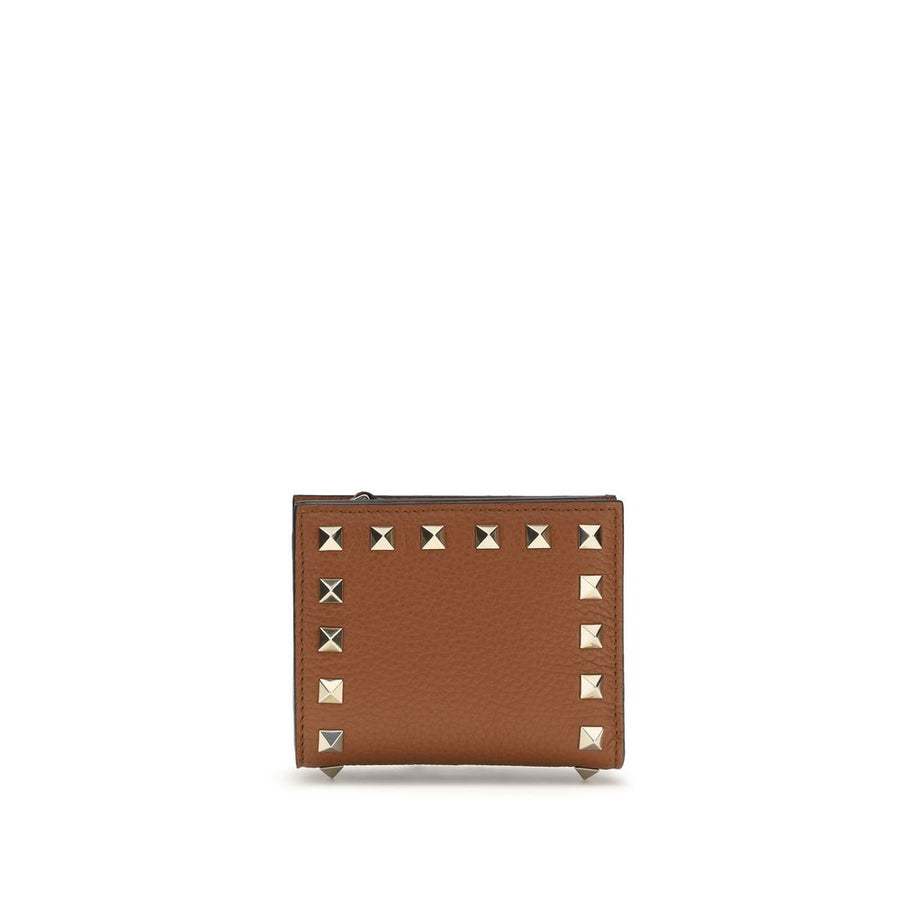 Valentino Garavani 100% Lambskin wallet in brown