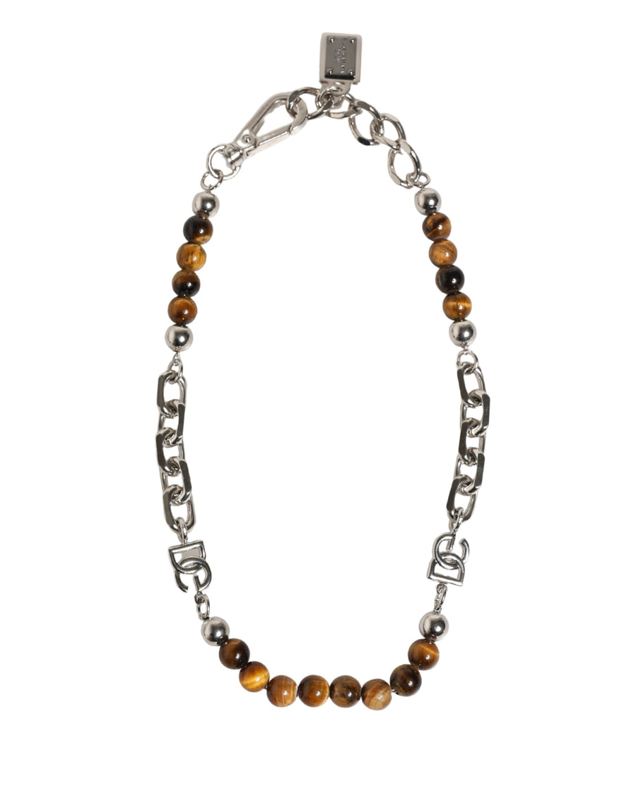 Dolce & Gabbana 70% Real Brass necklace in silver