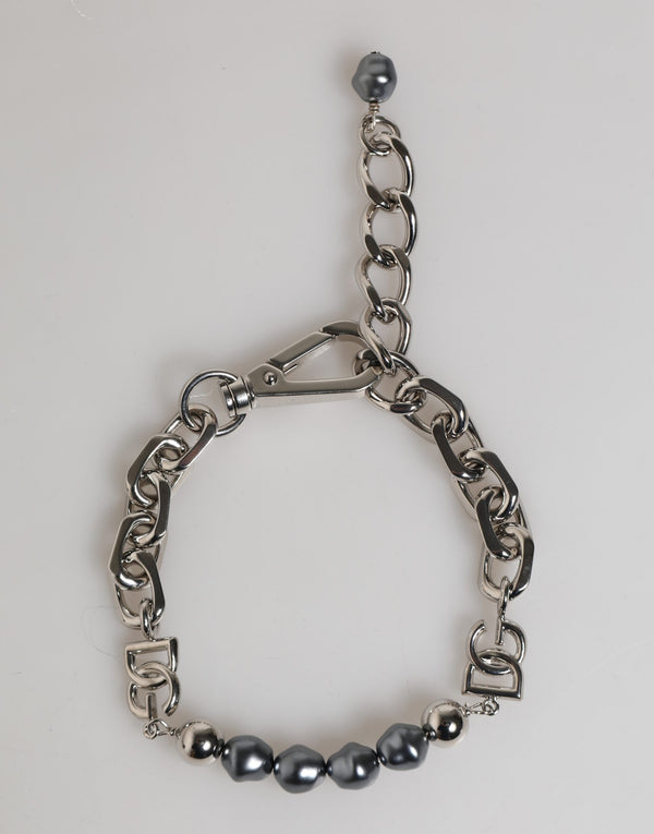 Dolce & Gabbana Silver-tone metal bracelet in silver