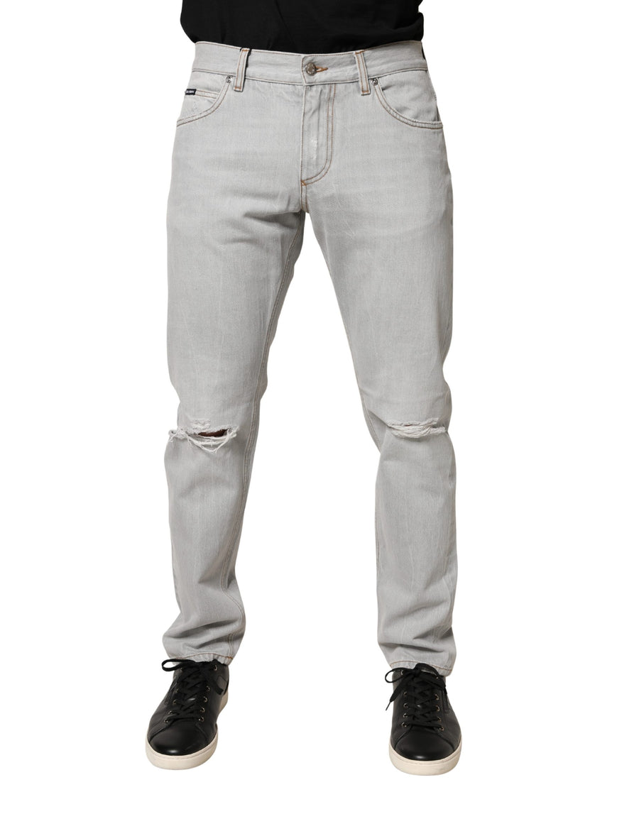 Dolce & Gabbana 100% Cotton jeans in gray