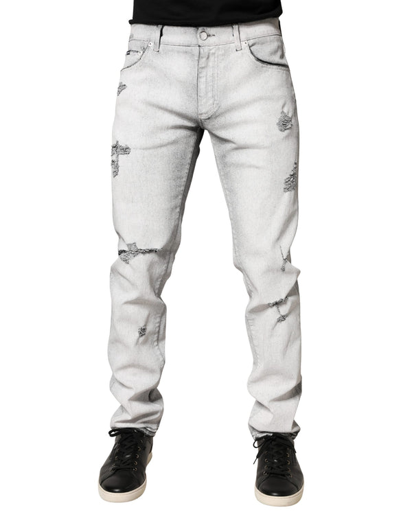 Dolce & Gabbana 98% Cotton jeans in gray