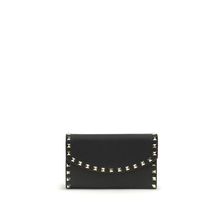 Valentino Garavani 100% Calf Leather Bos Taurus wallet in black