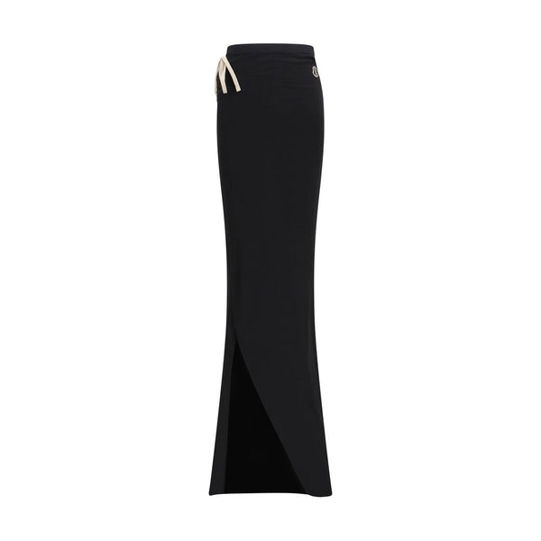 Moncler X Rick Owens 100% Cotton skirt in black