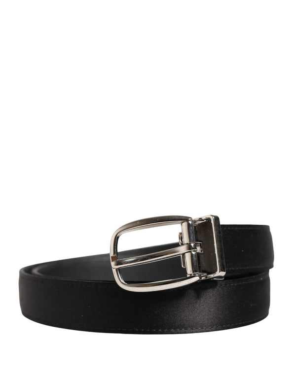 Dolce & Gabbana 100% Calf Leather belt in black