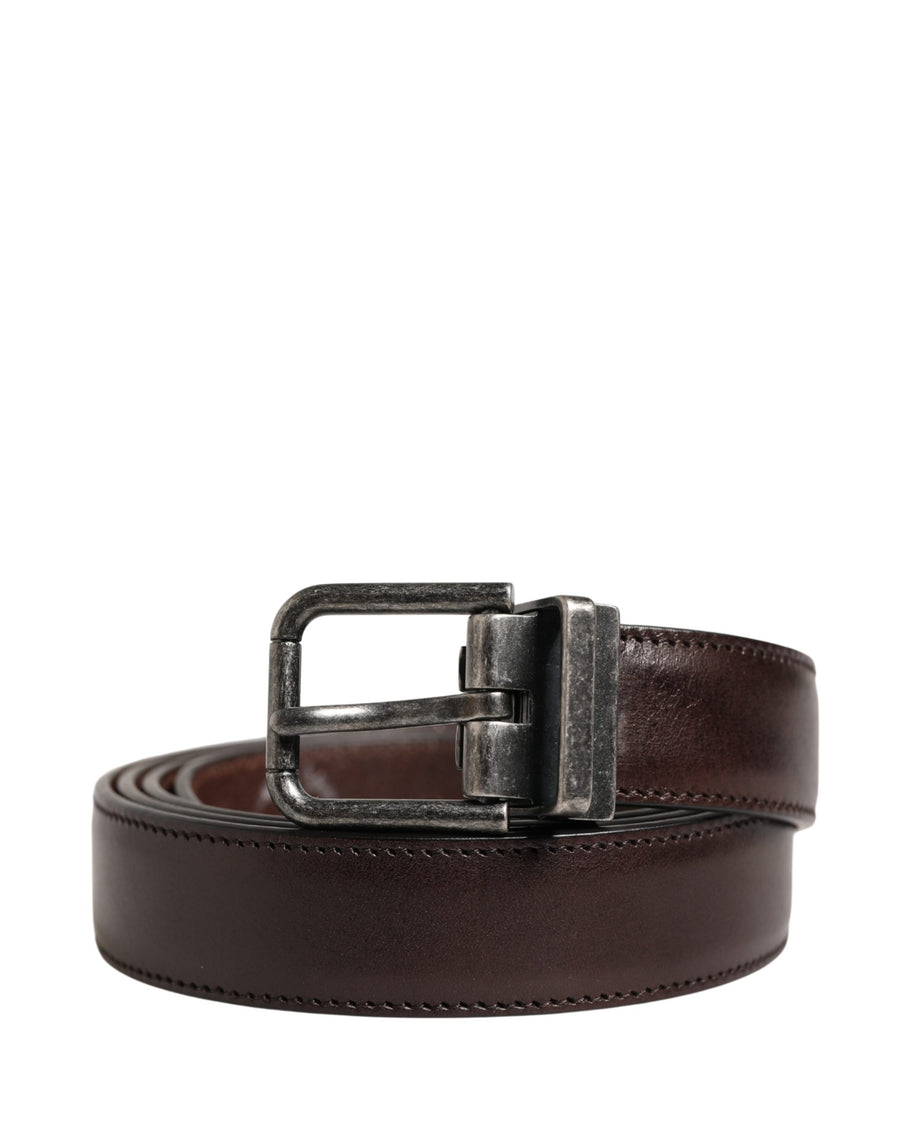 Dolce & Gabbana 100% Calf Leather belt in brown