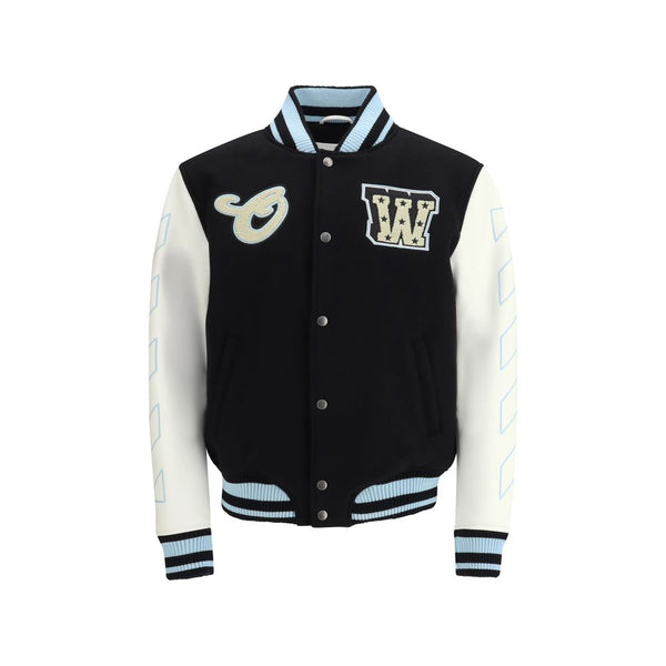 Off-White 70% Wool Ovis Aries jacket in black