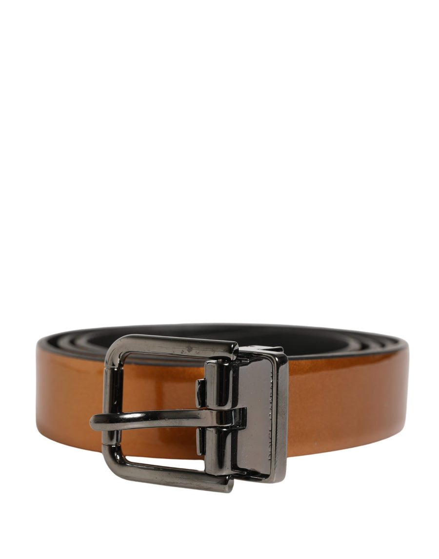 Dolce & Gabbana 100% Calf Leather belt in brown