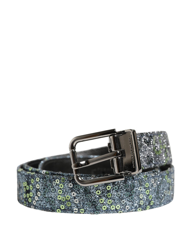 Dolce & Gabbana 42% Cotton 47% PE 5% Polyester 6% Calf; Lining: 100% Calf Leather belt in multicolor