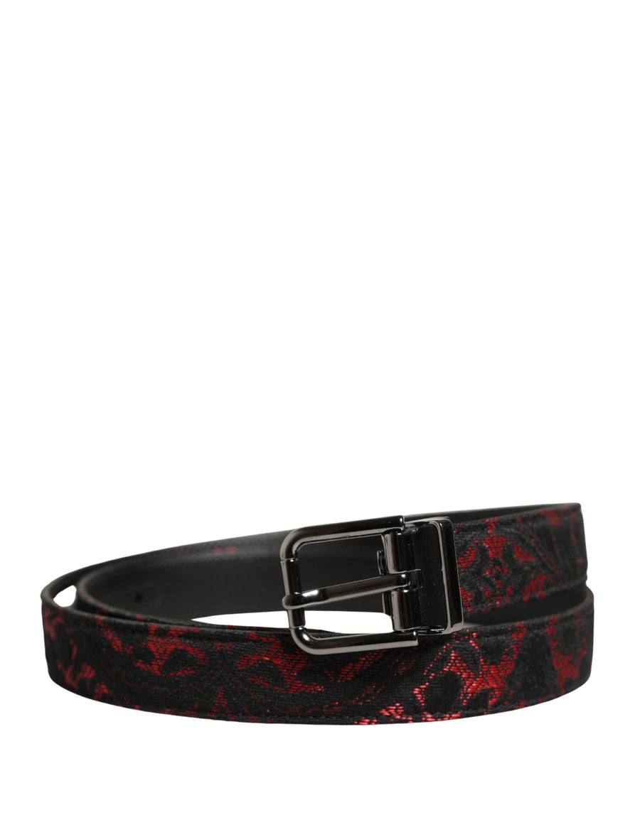 Dolce & Gabbana 04% AF 30% Cotton 9% Acrylic 52% Polyester 5% Calf; Lining: 100% Calf Leather belt in black