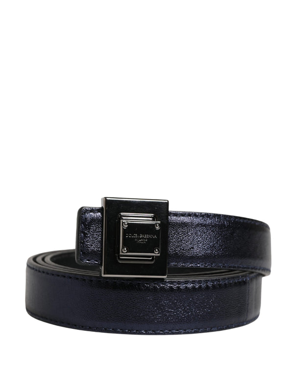 Dolce & Gabbana 100% Calf Leather belt in black