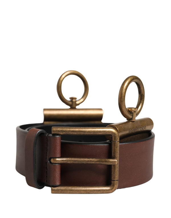 Dolce & Gabbana 100% Calf Leather belt in brown