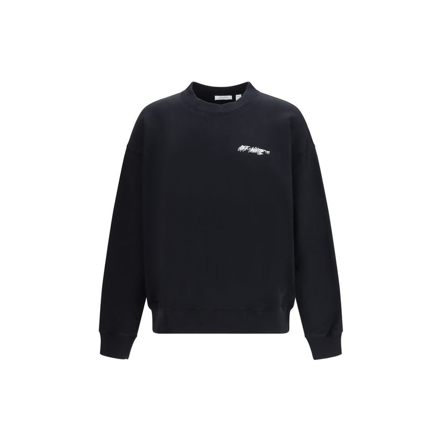 Off-White 100% Cotton sweatshirt in black