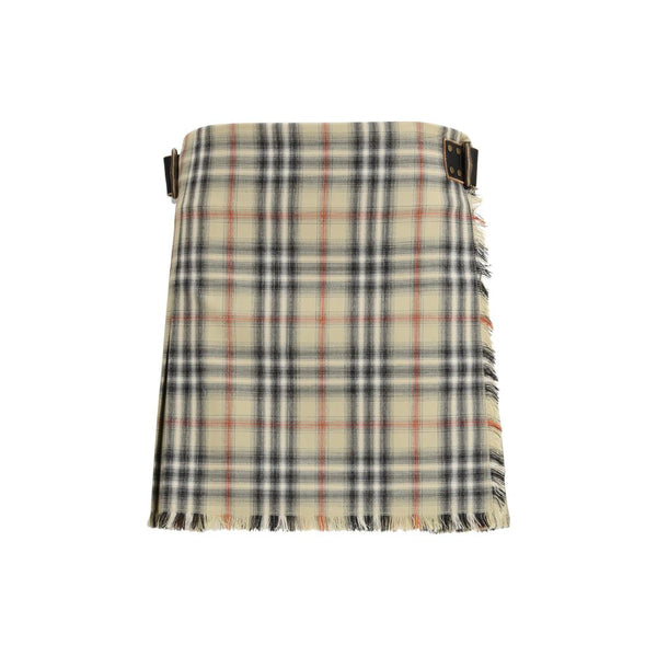 Burberry 100% Wool Ovis Aries mini skirt in multicolor