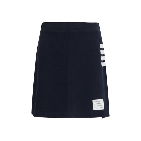 Thom Browne 100% Cotton skirt in navy