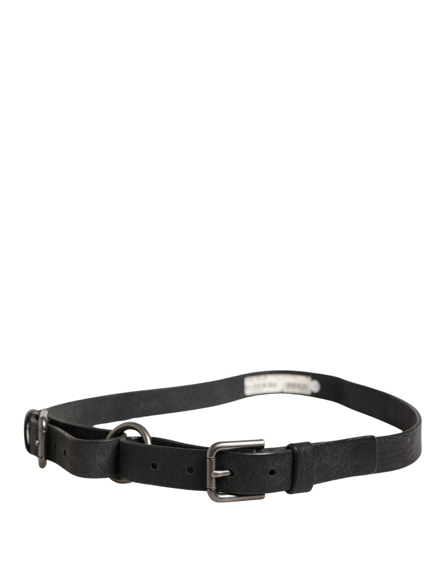 Dolce & Gabbana 100% Calf Leather belt in black