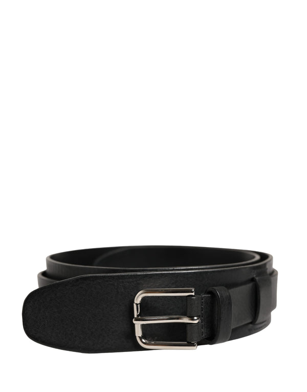 Dolce & Gabbana 100% Leather belt in black