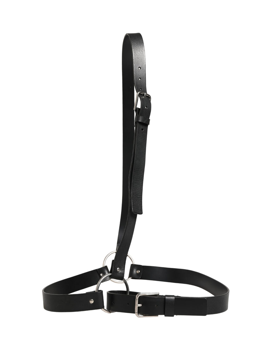 Dolce & Gabbana 100% Calf Leather belt in black