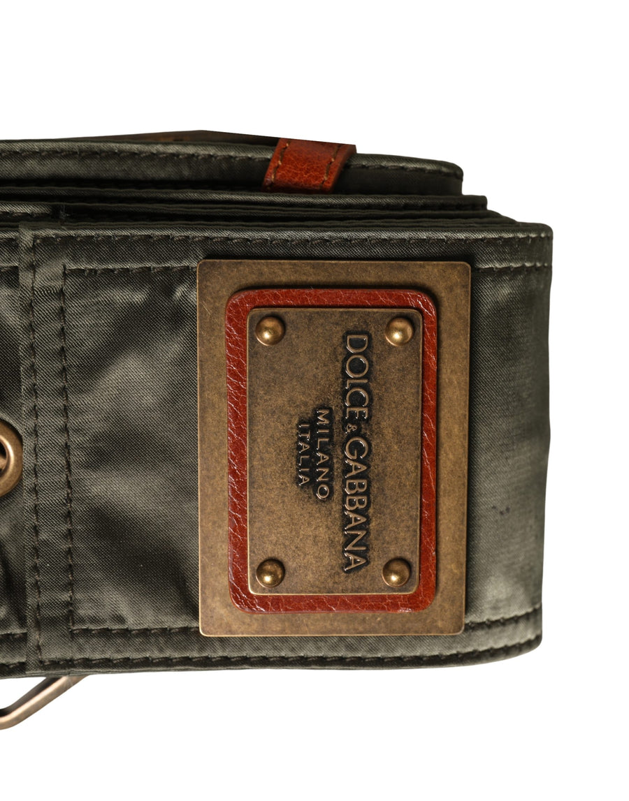 Dolce & Gabbana 100% Calf Leather belt in black