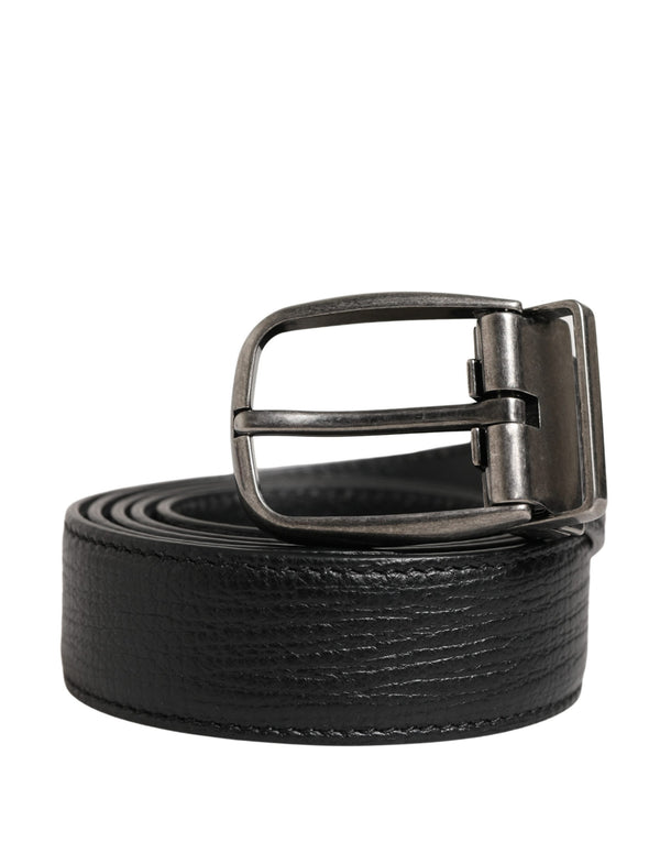 Dolce & Gabbana 100% Calf Leather (outer and lining) belt in black