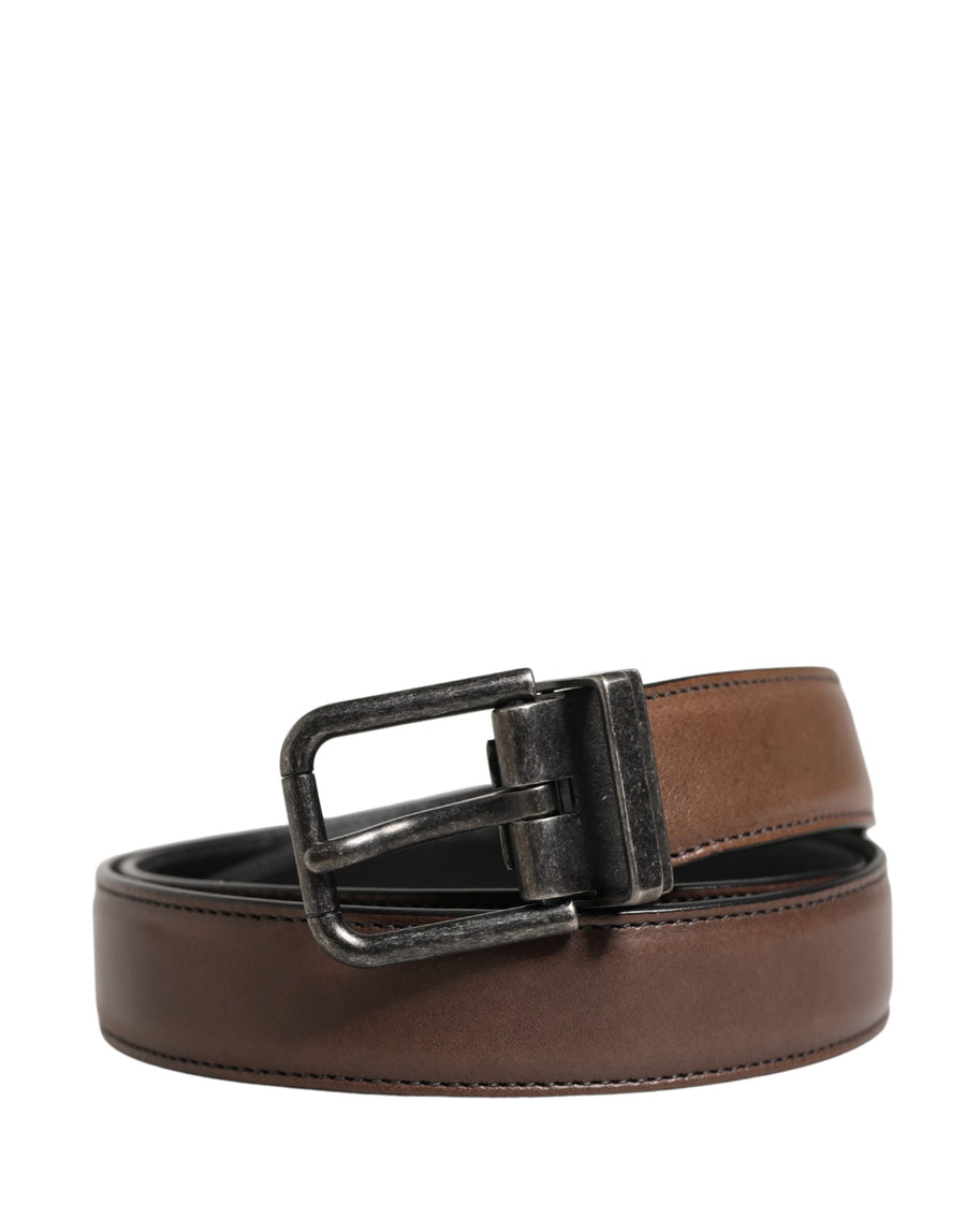 Dolce & Gabbana 100% Calf Leather belt in brown