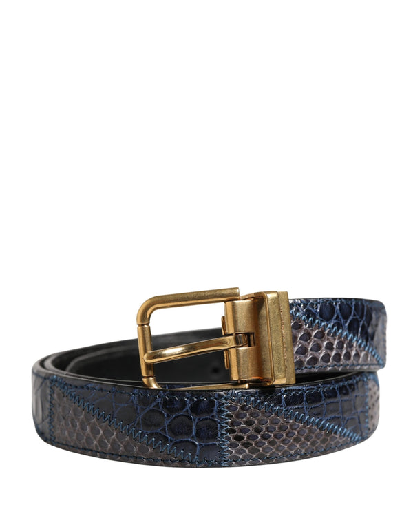 Dolce & Gabbana 50% Caiman belt in multicolor