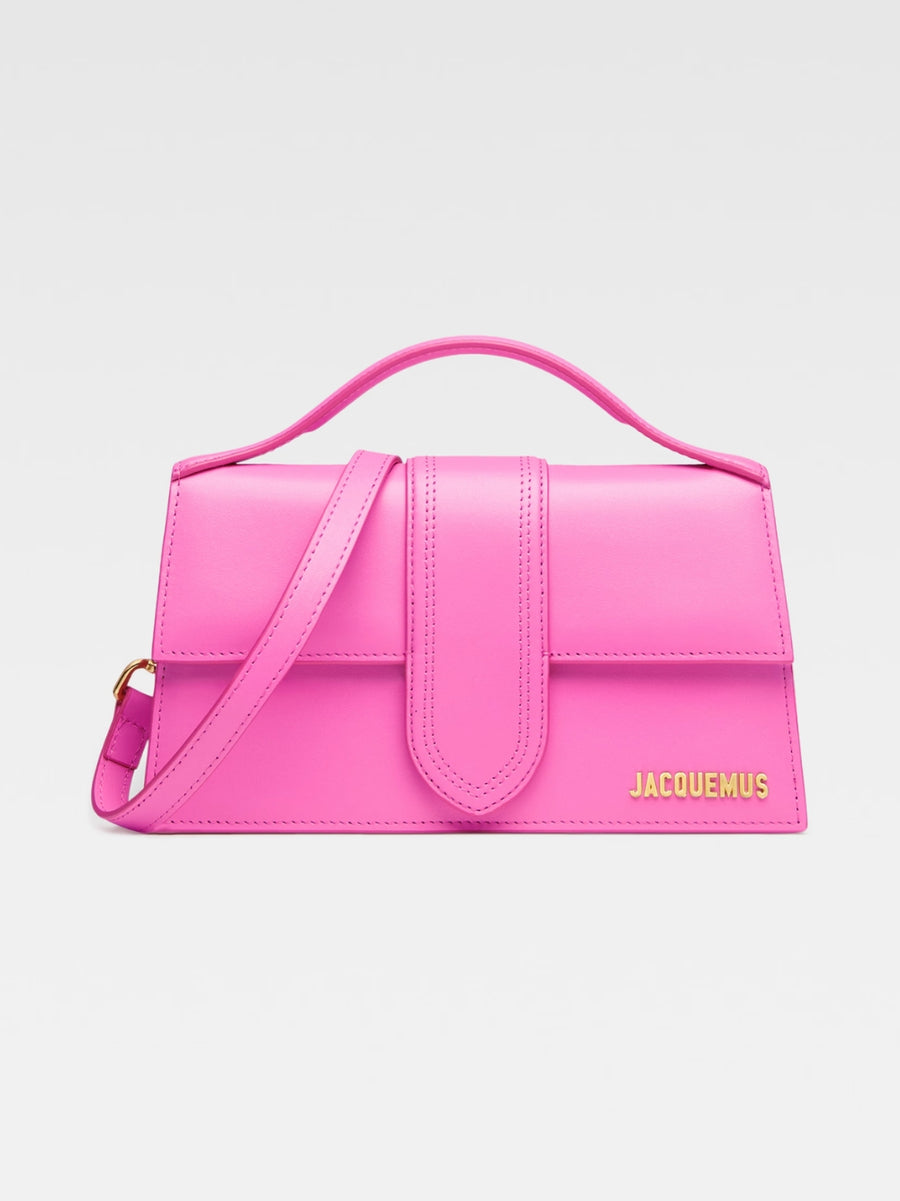 Jacquemus Leather shoulder bag in pink
