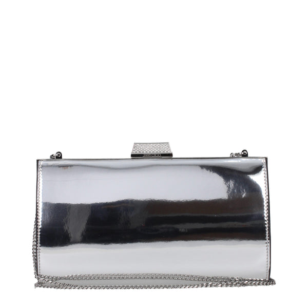 Jimmy Choo Leather clutch in silver