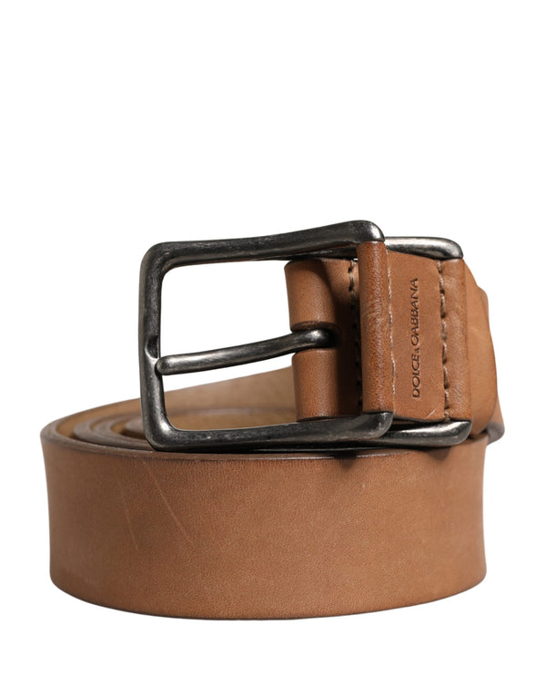 Dolce & Gabbana 100% Calf Leather belt in brown