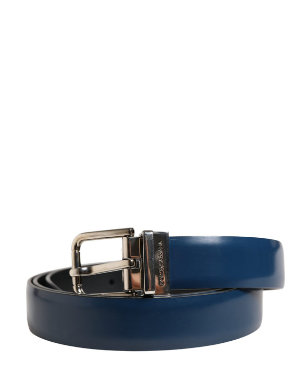 Dolce & Gabbana 100% Calf Leather belt in blue