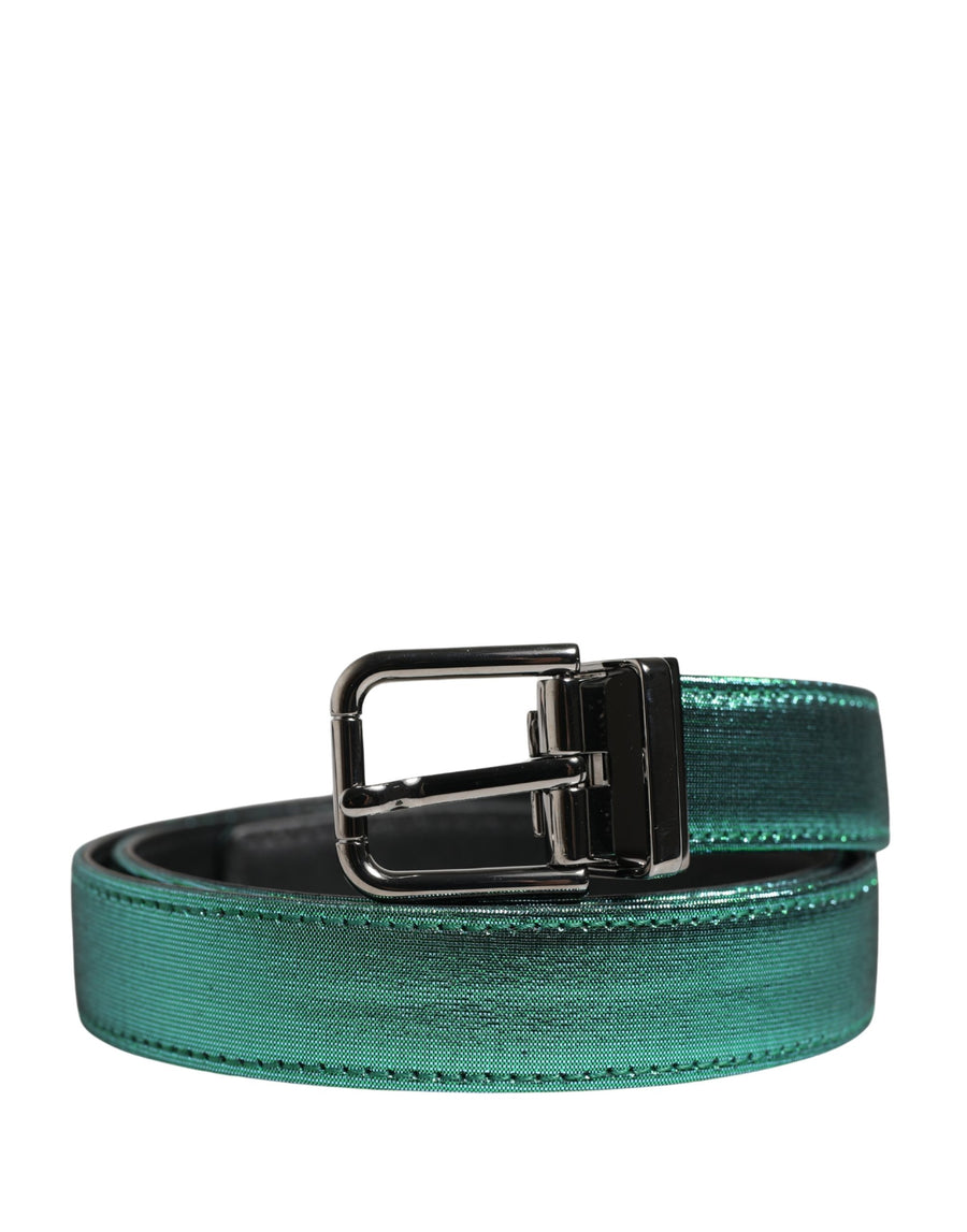 Dolce & Gabbana 12% Lurex belt in green