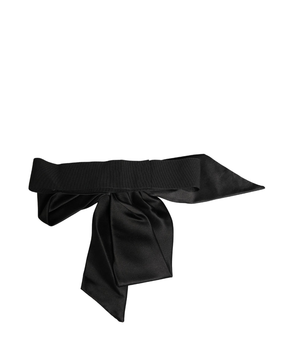 Dolce & Gabbana 50% Silk 30% Cotton 20% Acetate belt in black