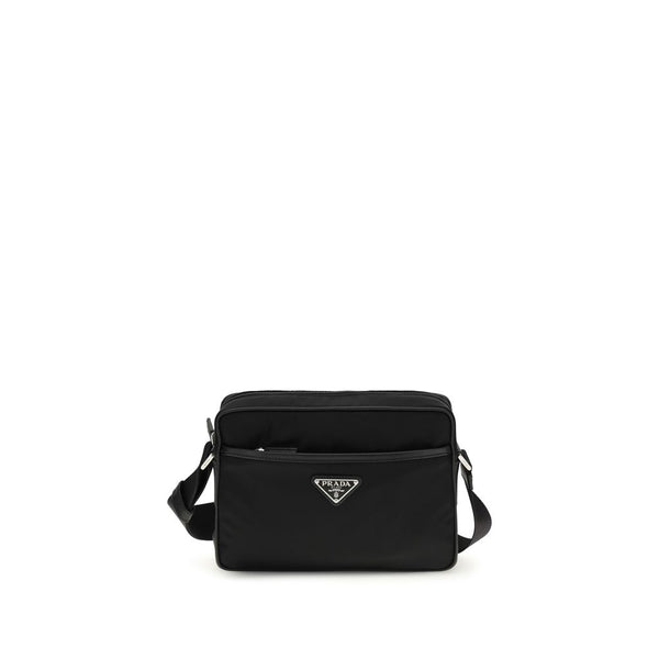 Prada 100% Recycled Polyamide shoulder bag in black