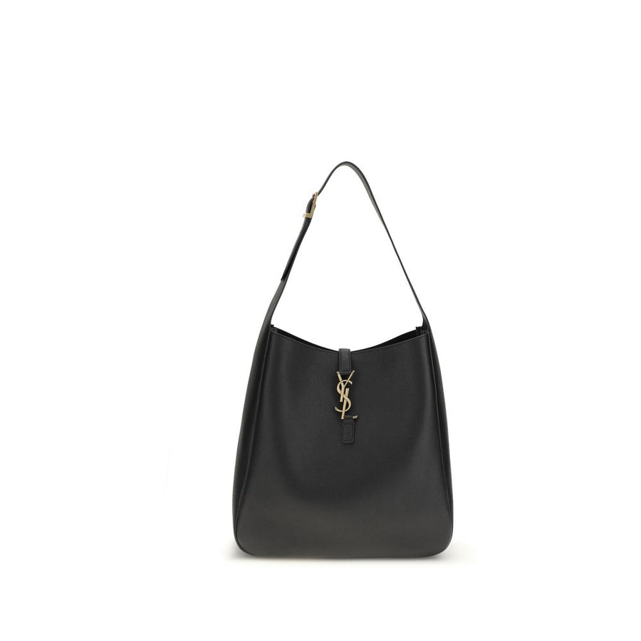 Saint Laurent 100% Calf Leather Bos Taurus shoulder bag in black