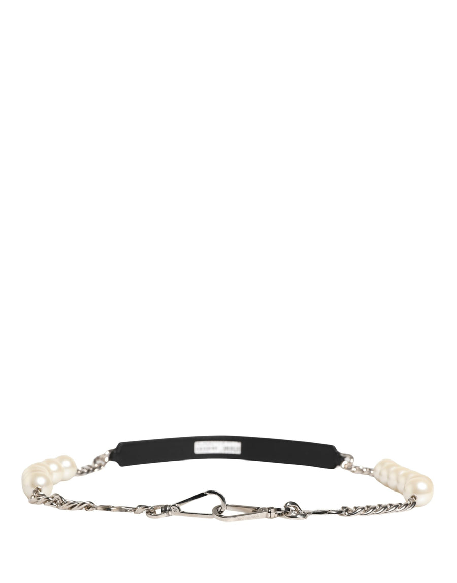 Dolce & Gabbana 40% Calfskin shoulder strap in black