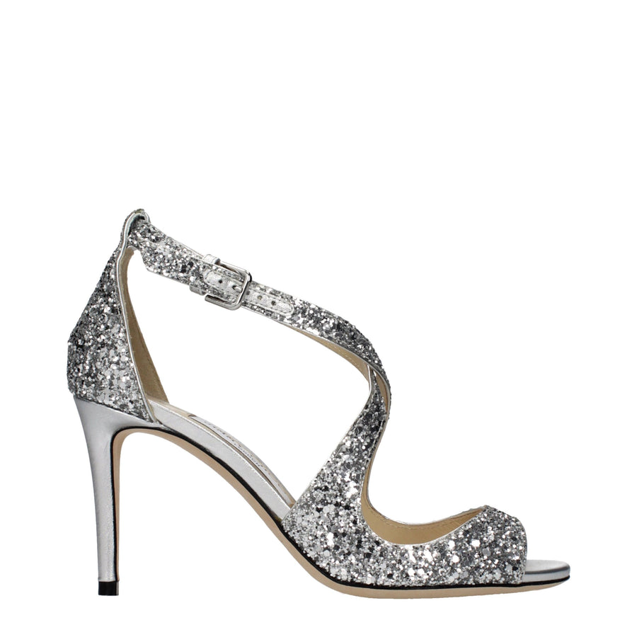 Jimmy Choo heel in silver