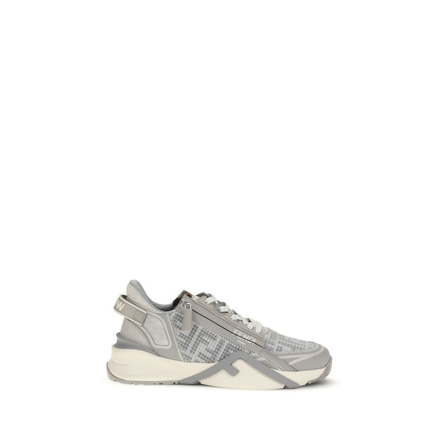 Fendi Upper: 92% Polyester sneakers in gray