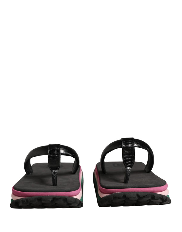 Dolce & Gabbana Rubber sandals in multicolor