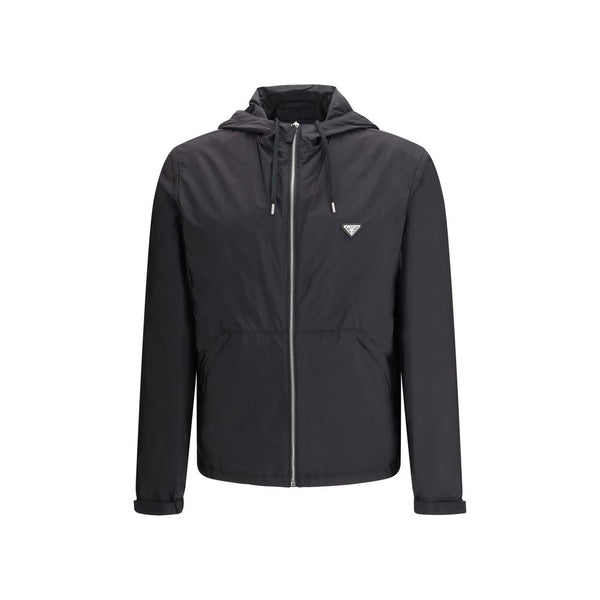 Prada 100% Recycled Polyamide jacket in black