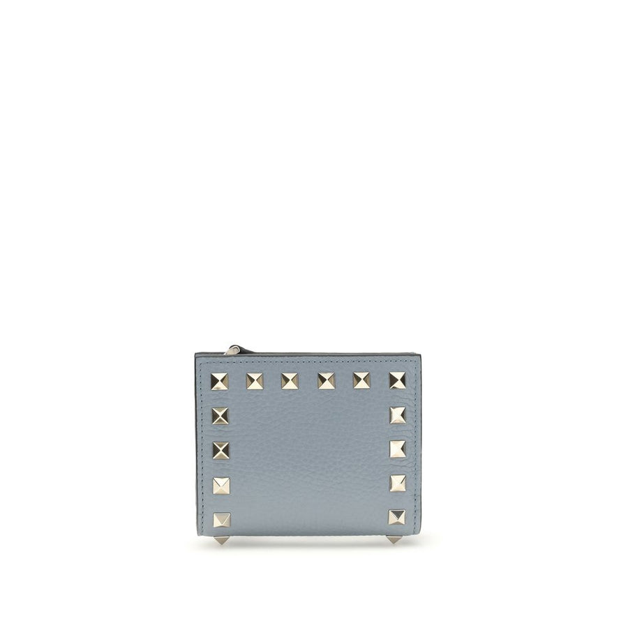 Valentino Garavani 100% Lamb Leather wallet in blue