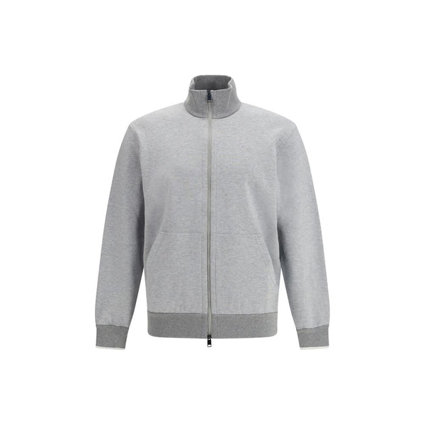 Brioni 100% Cotton sweatshirt in gray
