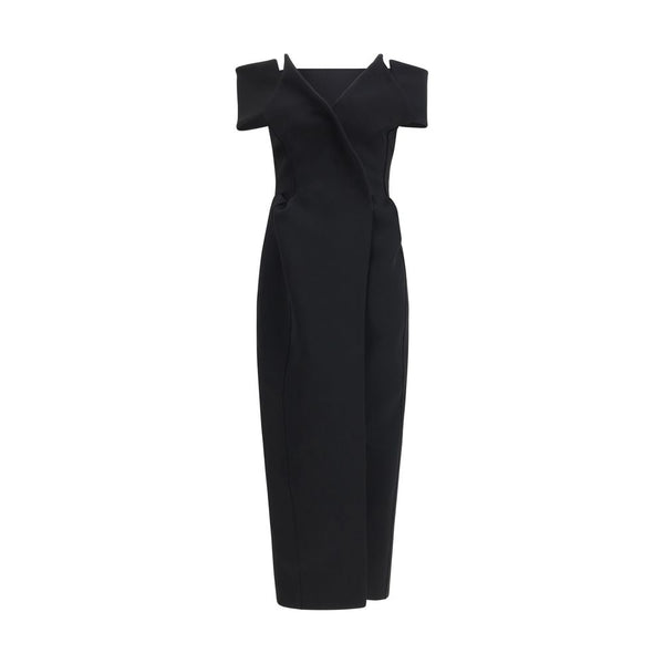 Khaite 100% Polyester dress in black
