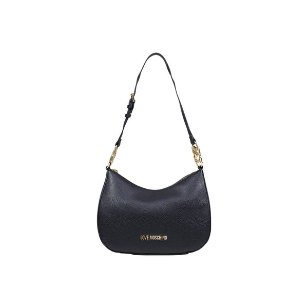 Love Moschino Polyurethane shoulder bag in black