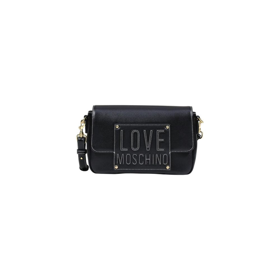 Love Moschino Polyurethane shoulder bag in black