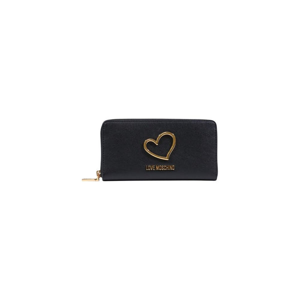 Love Moschino Polyurethane wallet in black