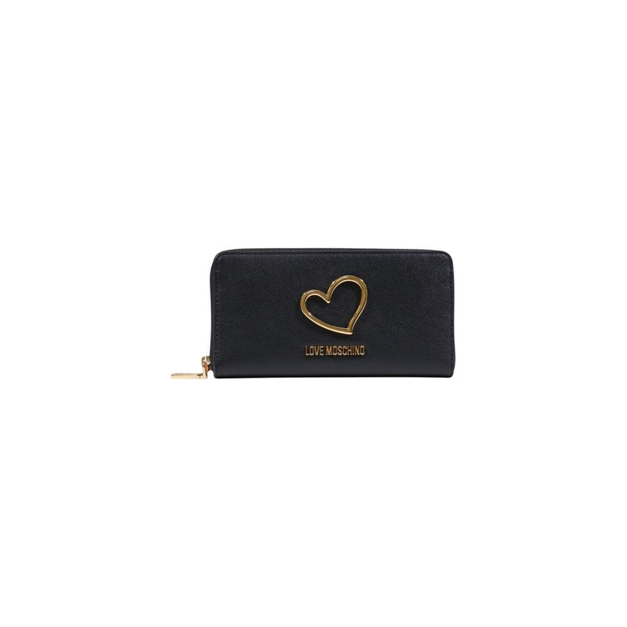 Love Moschino Polyurethane wallet in black
