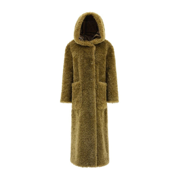 Herno 100% Polyester coat in gold