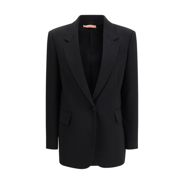 Max Mara 71% Triacetate blazer in black