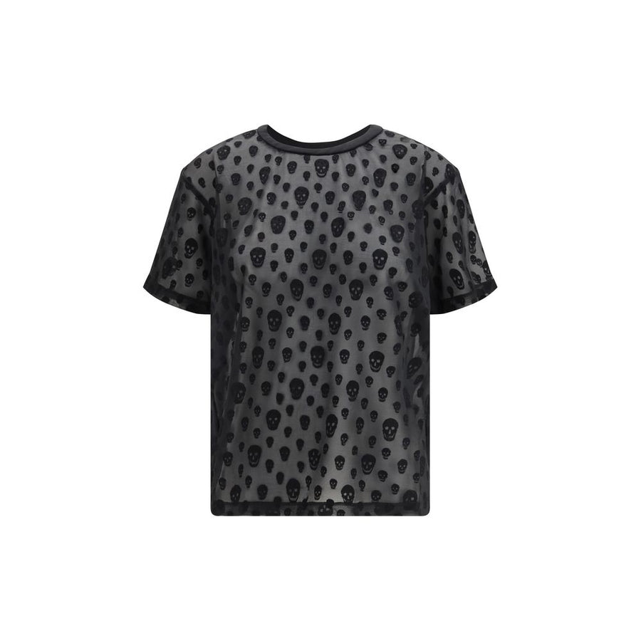 Alexander McQueen 51% Polyamide t-shirt in black