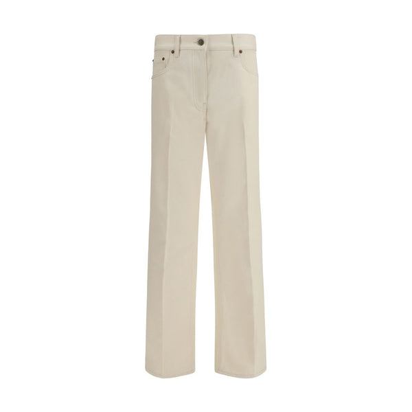 Valentino 100% Cotton jeans in beige