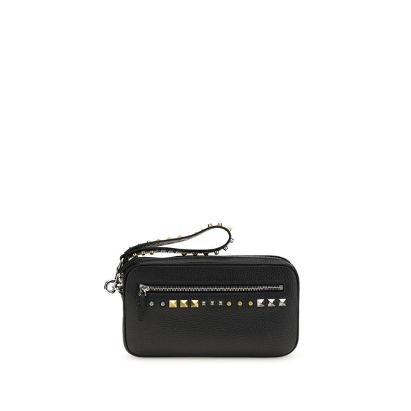 Valentino Garavani 100% Calf Leather Bos Taurus wallet in black